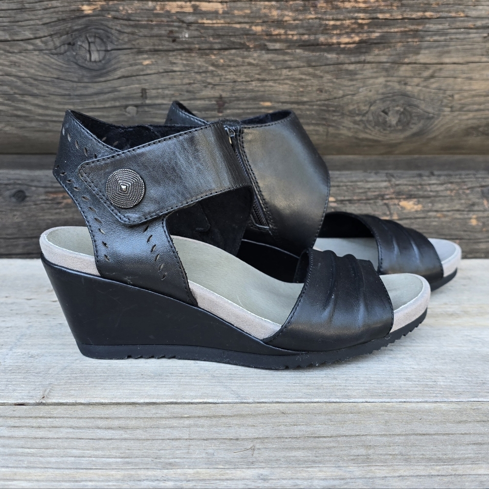 Earth NEW Attalea Barbados Modern Utility Comfort Wedge Sandal 7M - Picture 2 of 14